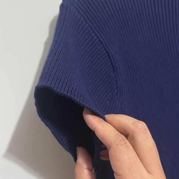 NWT ANTHROPOLOGIE Blue Thea Short sleeve Dress 🔹 - Picture 9 of 9